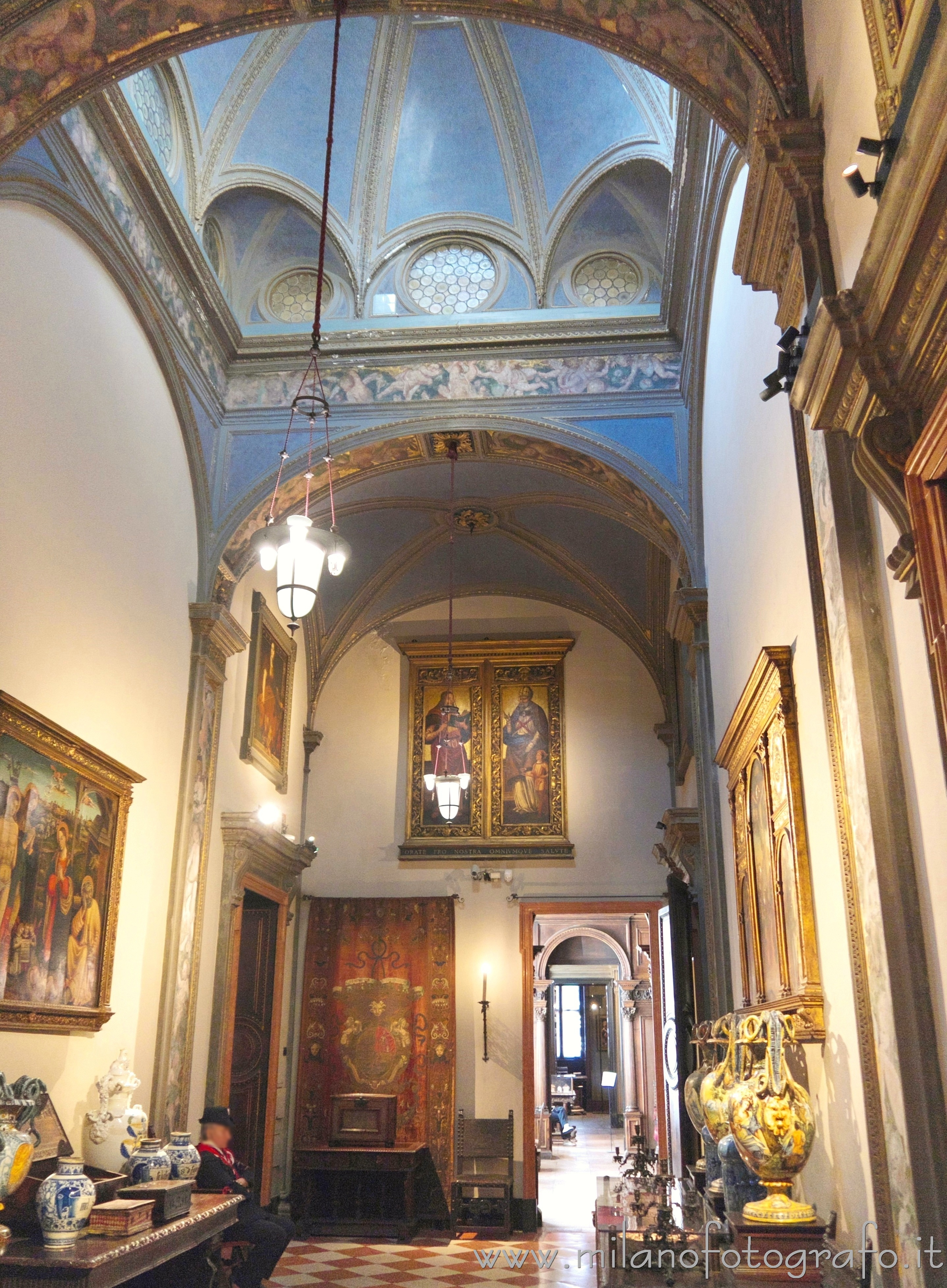 Milan (Italy) - Cupola Gallery of the House Museum Bagatti Valsecchi